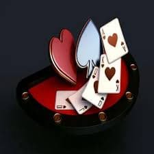 Kartu dealer di meja baccarat
